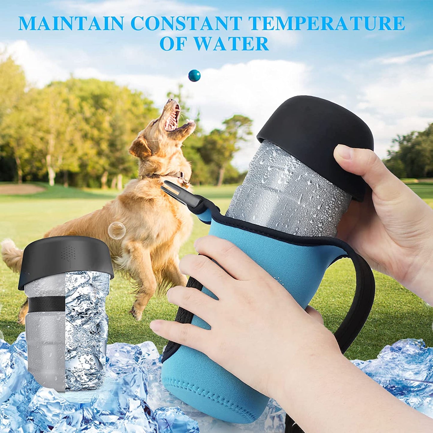 Portable Dog Water Bottle Holder 18 OZ-1st Gen-2